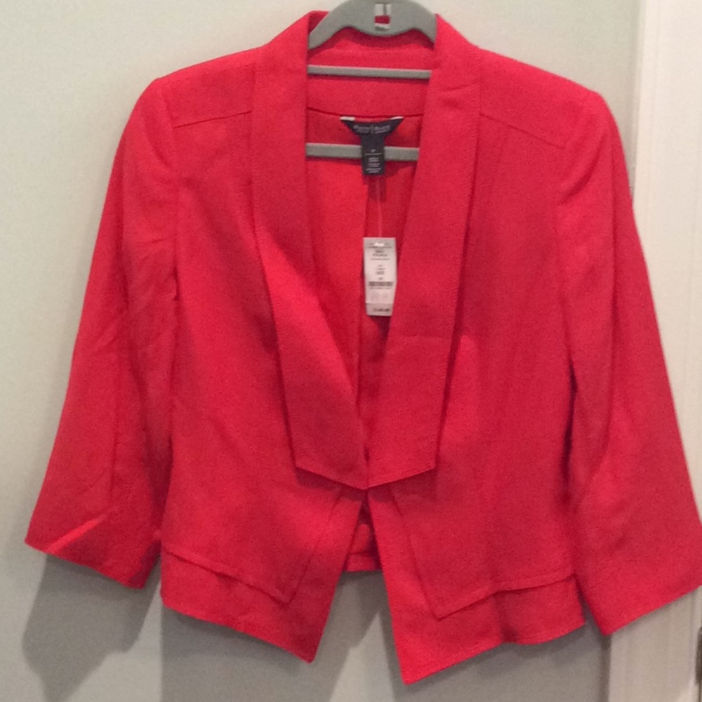 White House Black Market Red Jacket